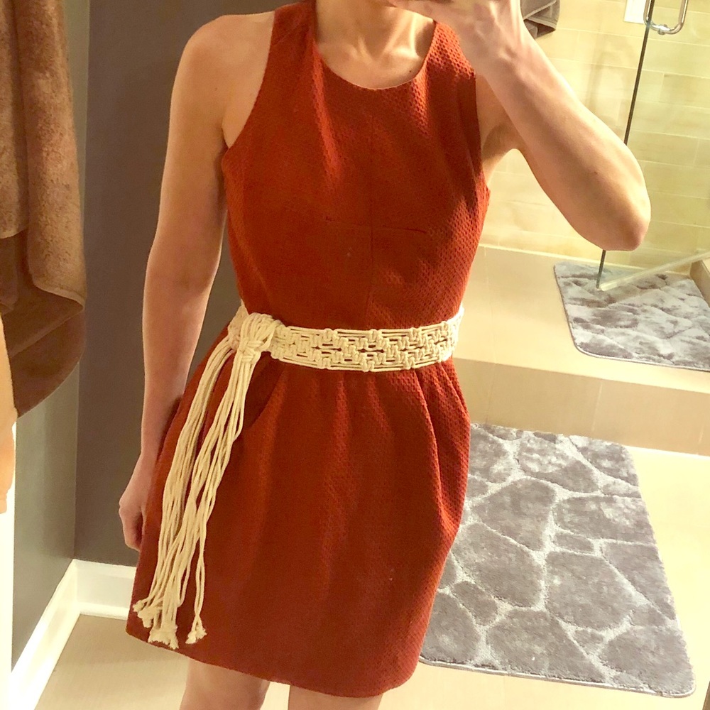 Summer Dress with Open Cross Back